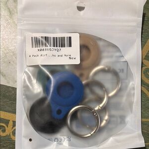 4 Pack Air Tag covers and rings